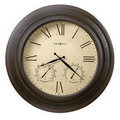 Howard Miller Copper Harbor Indoor/Outdoor metal wall clock